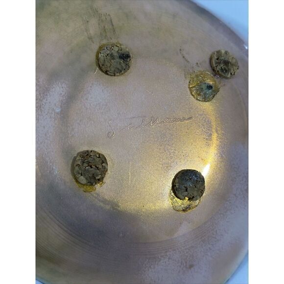 Lot (3) MCM Midcentury Modern Trinket Dish Trays Kareka Statham - Picture 9 of 14